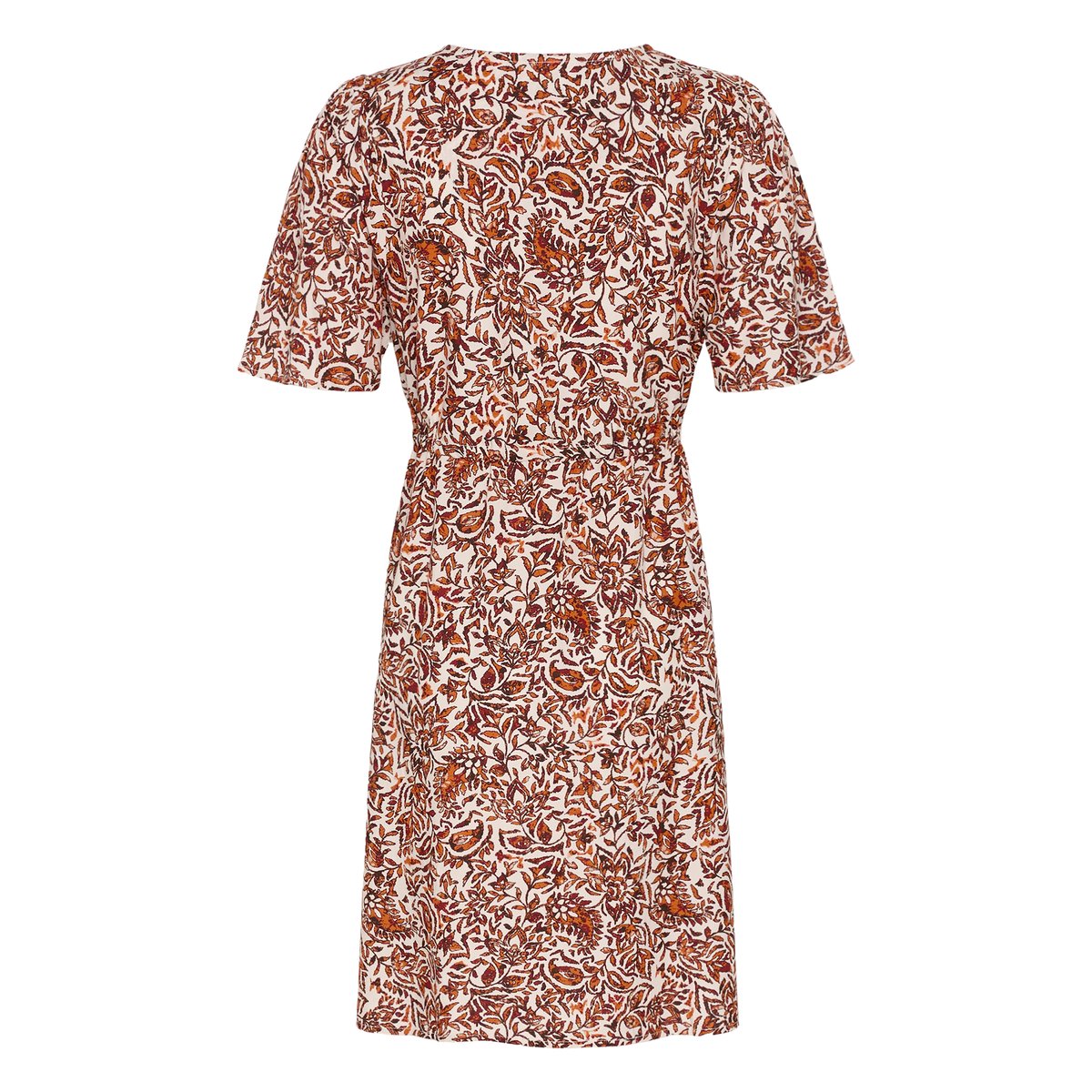 Robe orange saraza flower, CREAM