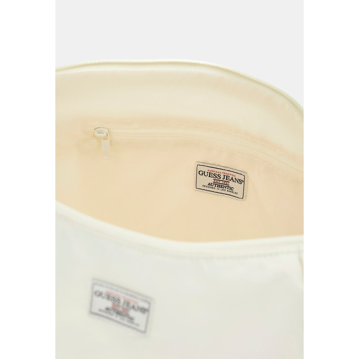 Grand Sac Bandoulière En Nylon blanc, GUESS JEANS