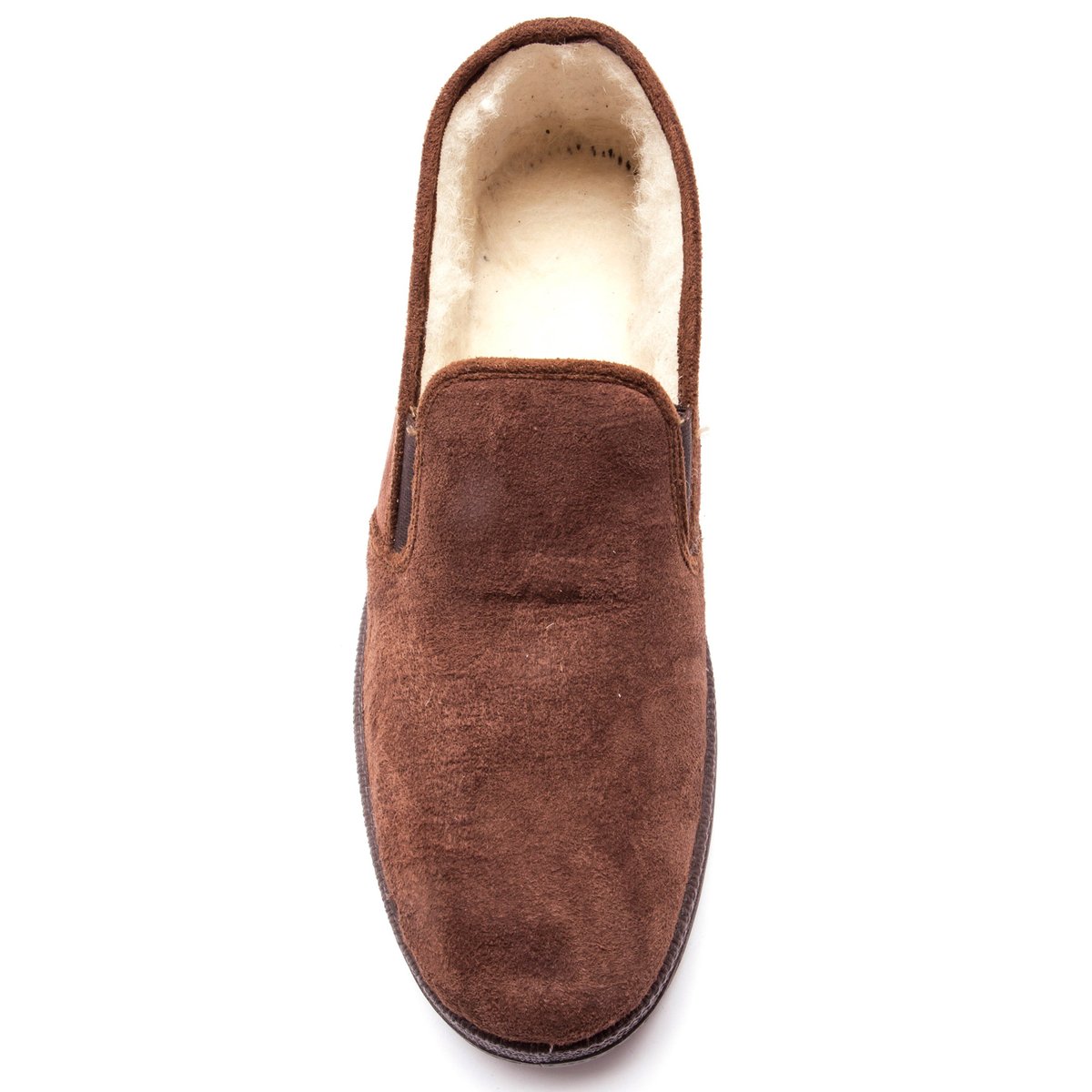 Sans-gêne mixtes en mouton véritable marron, PEDICONFORT