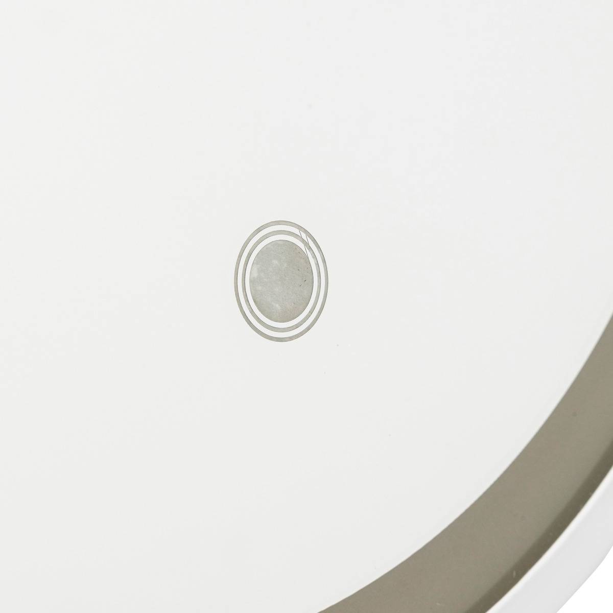 Miroir rond pivotant LED blanc, 5FIVE SIMPLY SMART