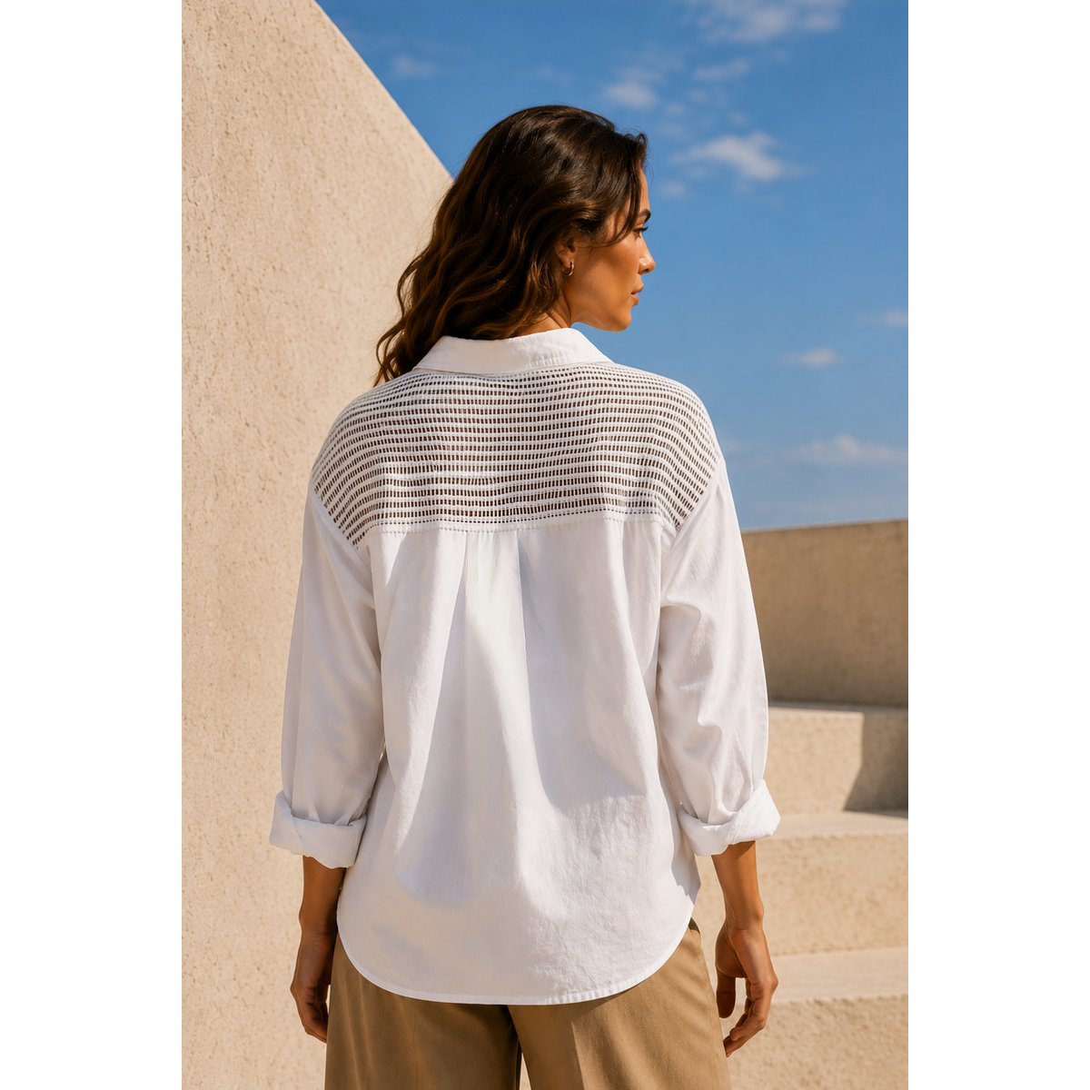 Chemise uni CHARLY 10-blanc, LA PETITE ETOILE