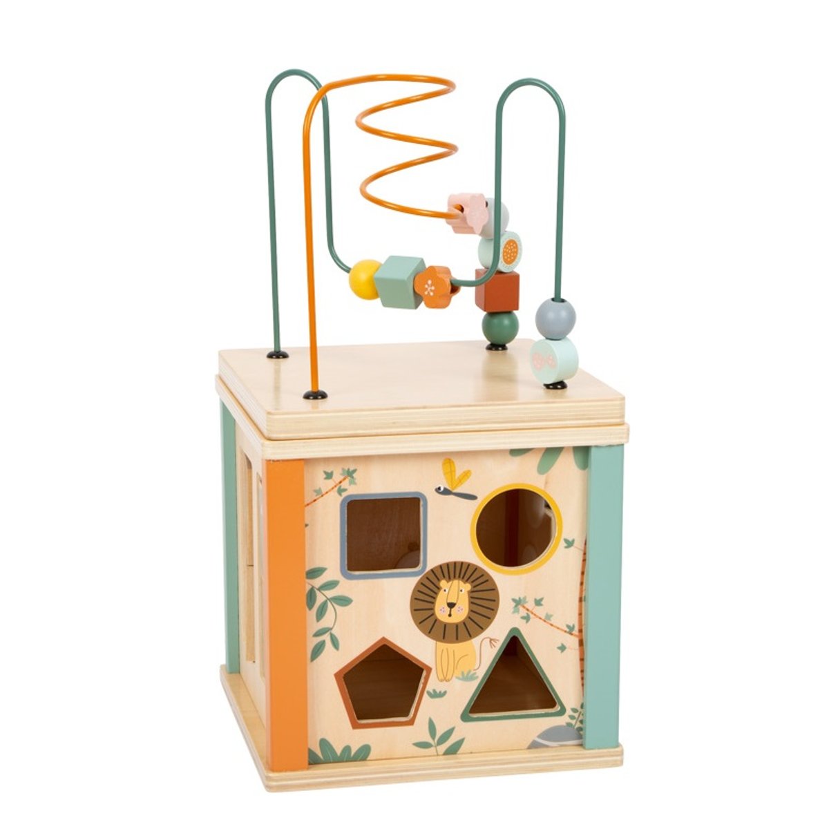 Cube de motricité Safari beige, SMALL FOOT COMPANY