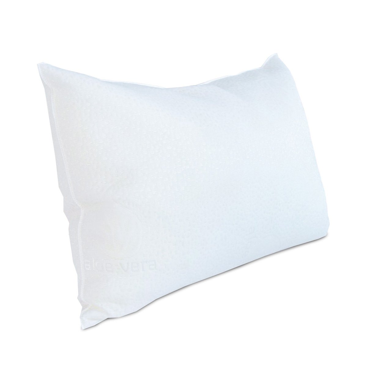 Lot de 2 oreillers Flocons 50x70 cm Mémoire de forme blanc, BELLECOUR