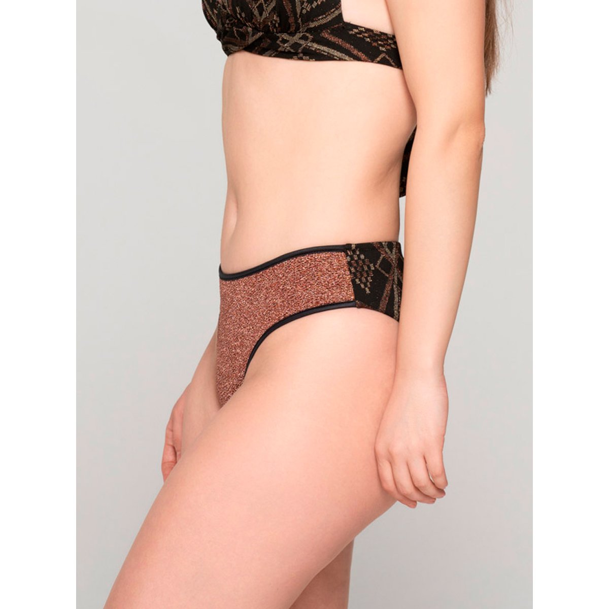 Bas maillot slip de bain 5cm MANHATTAN imprimé, LUNA SPLENDIDA