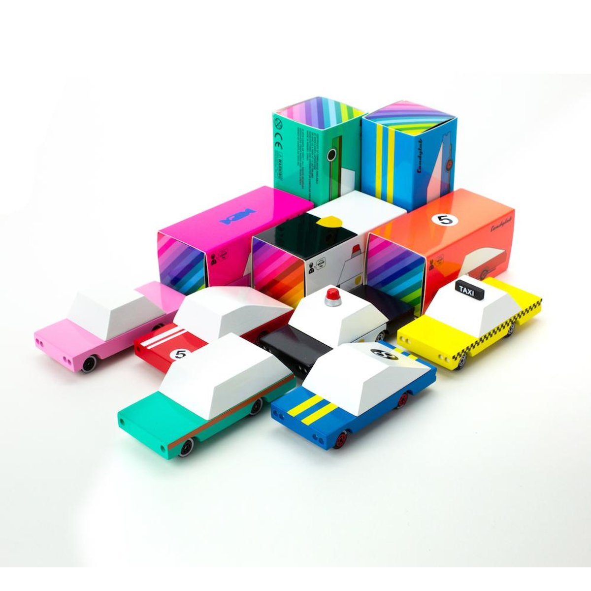 Voiture break turquoise, CANDYLAB TOYS