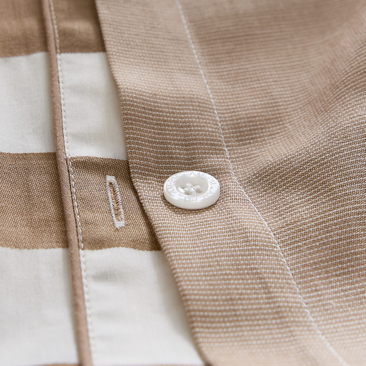 Duvet Cover in Cotton Percale, Bleuenna chestnut, AM.PM