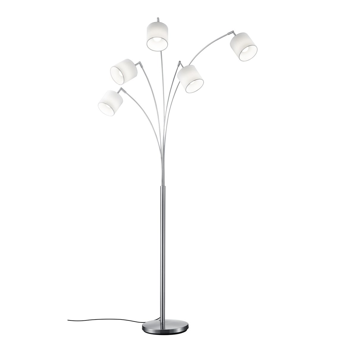 Lampadaire design en métal, TOMMY blanc, TRIO