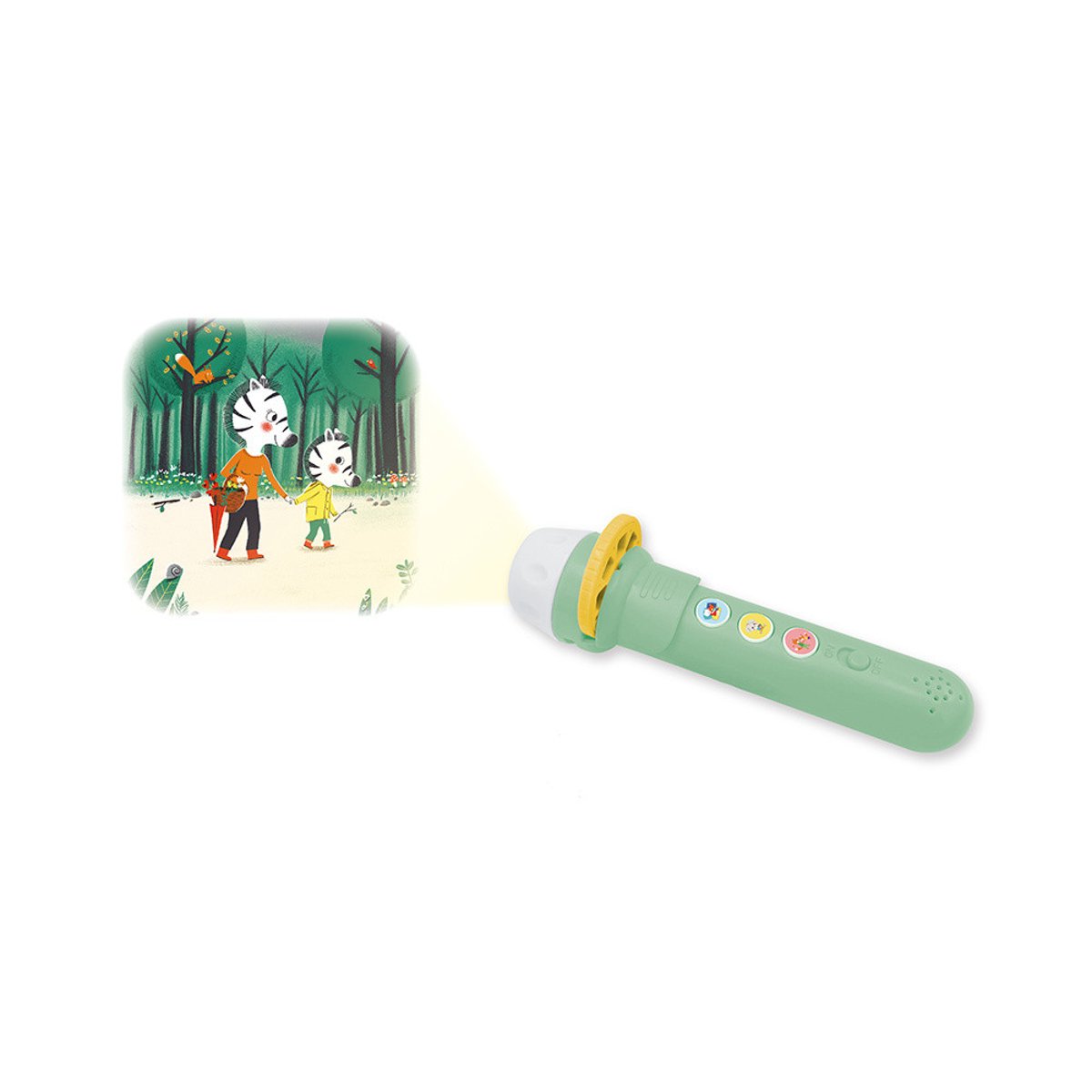 Lampe Sonore Merveilleuse - Bisous vert, JANOD