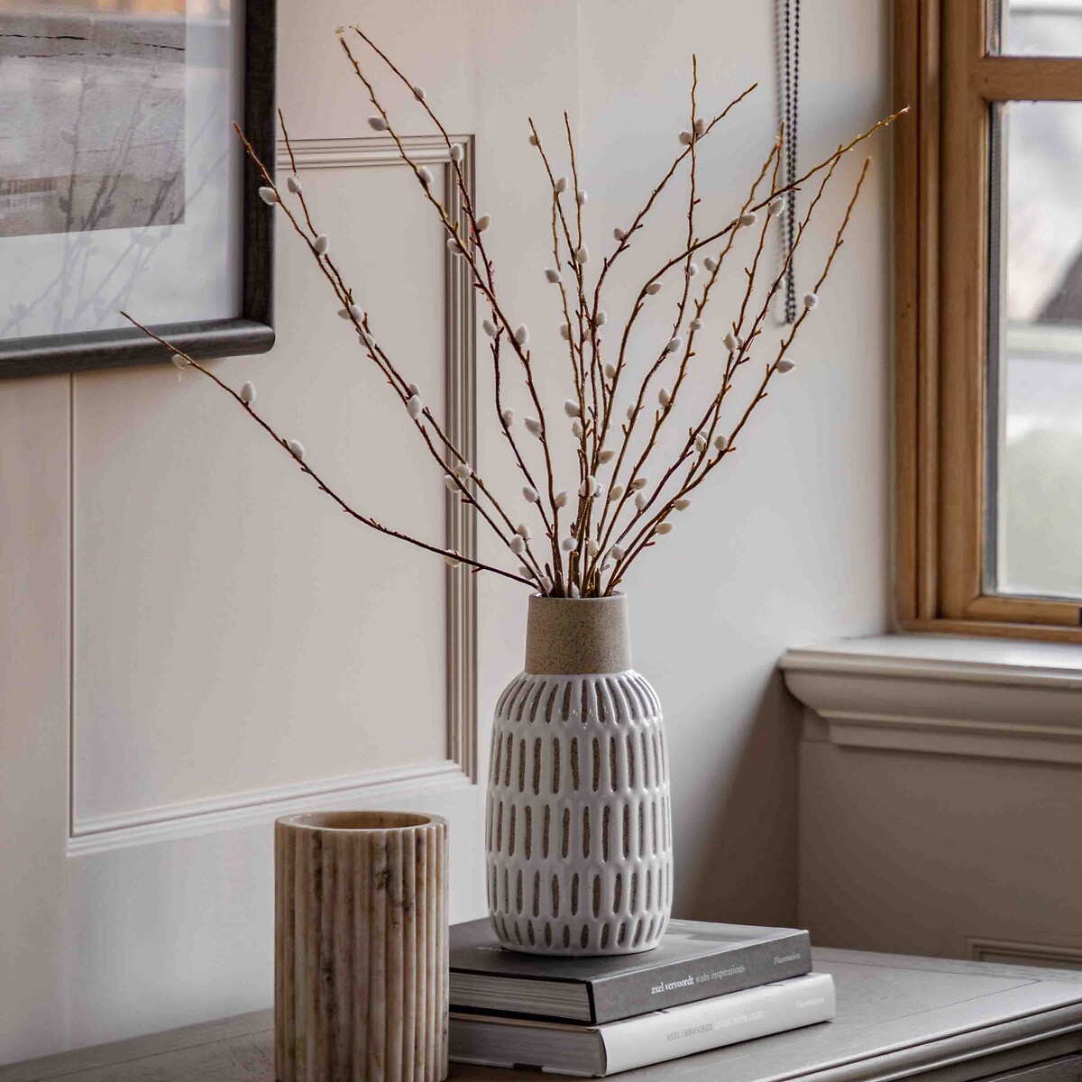 Striped Marble Wine Cooler beige, ÉDITÉ