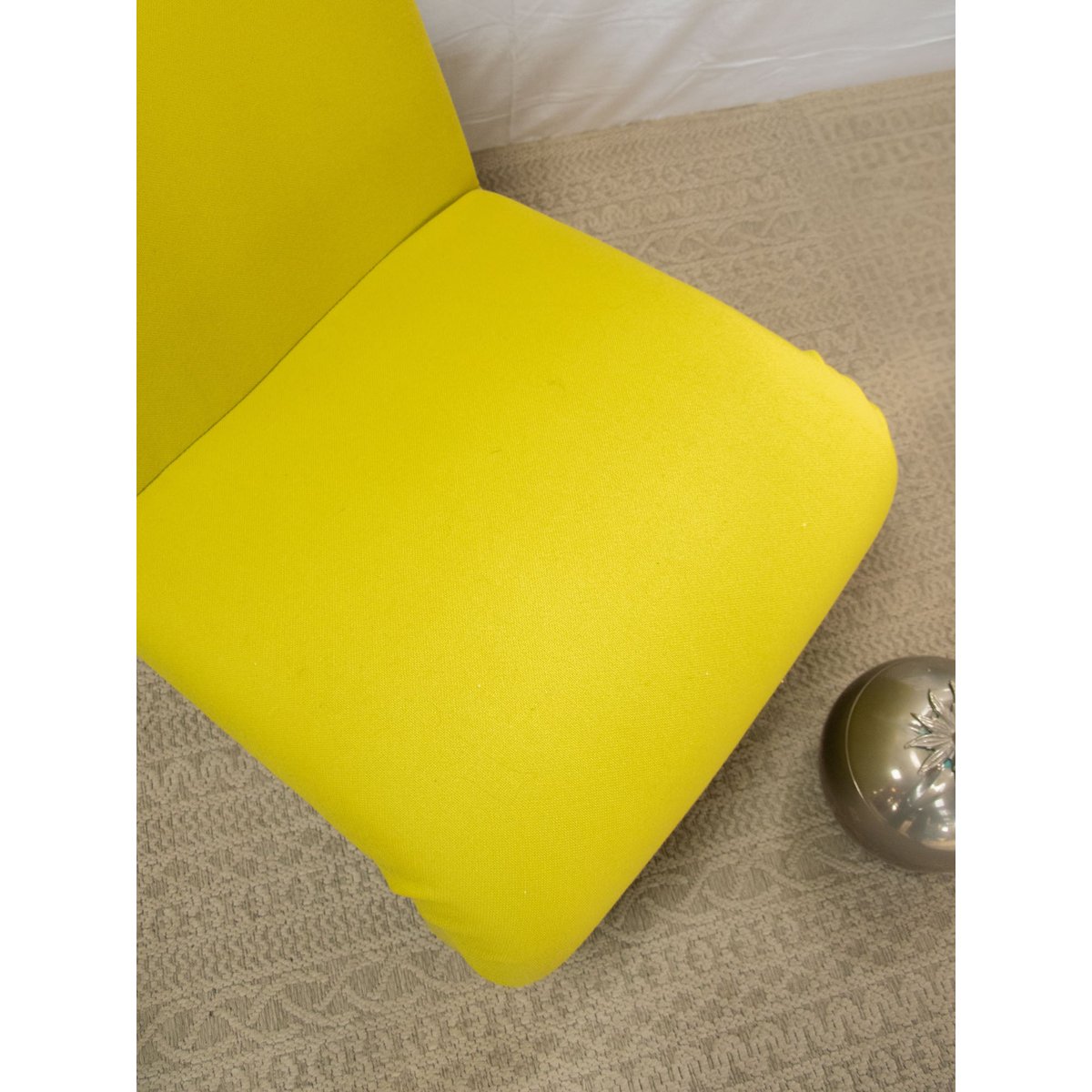 Chauffeuse verte en tissu Olivia N°61 - Bon état vert, DEBONGOUT