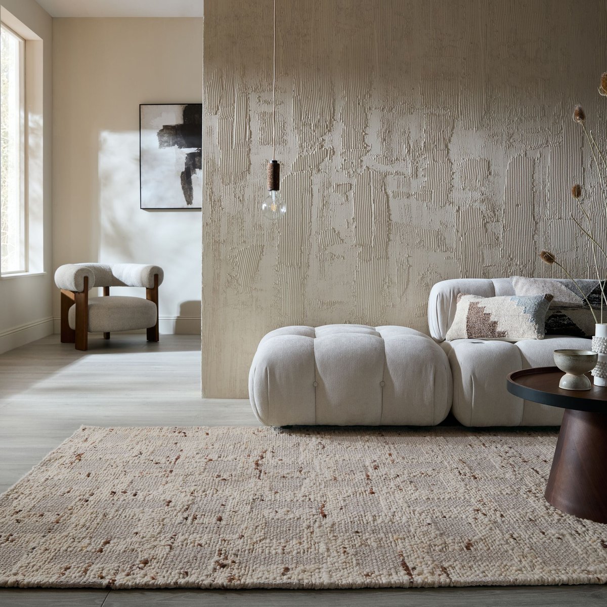 Tapis en laine ROVA beige, FLAIR RUGS
