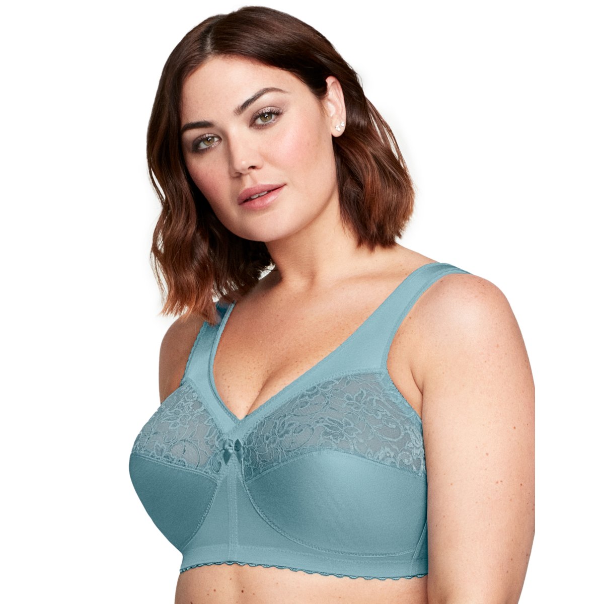 Soutien-gorge Glamorise MagicLift Grand Maintien bleu polaire, GLAMORISE