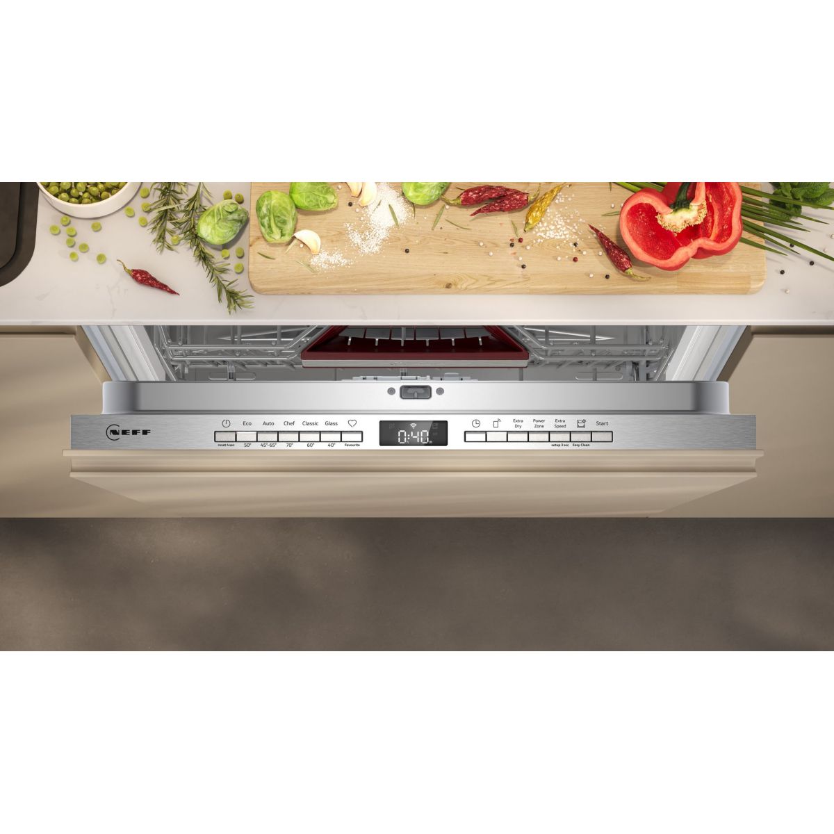 Lave vaisselle encastrable S175HCX03E couleur unique, NEFF