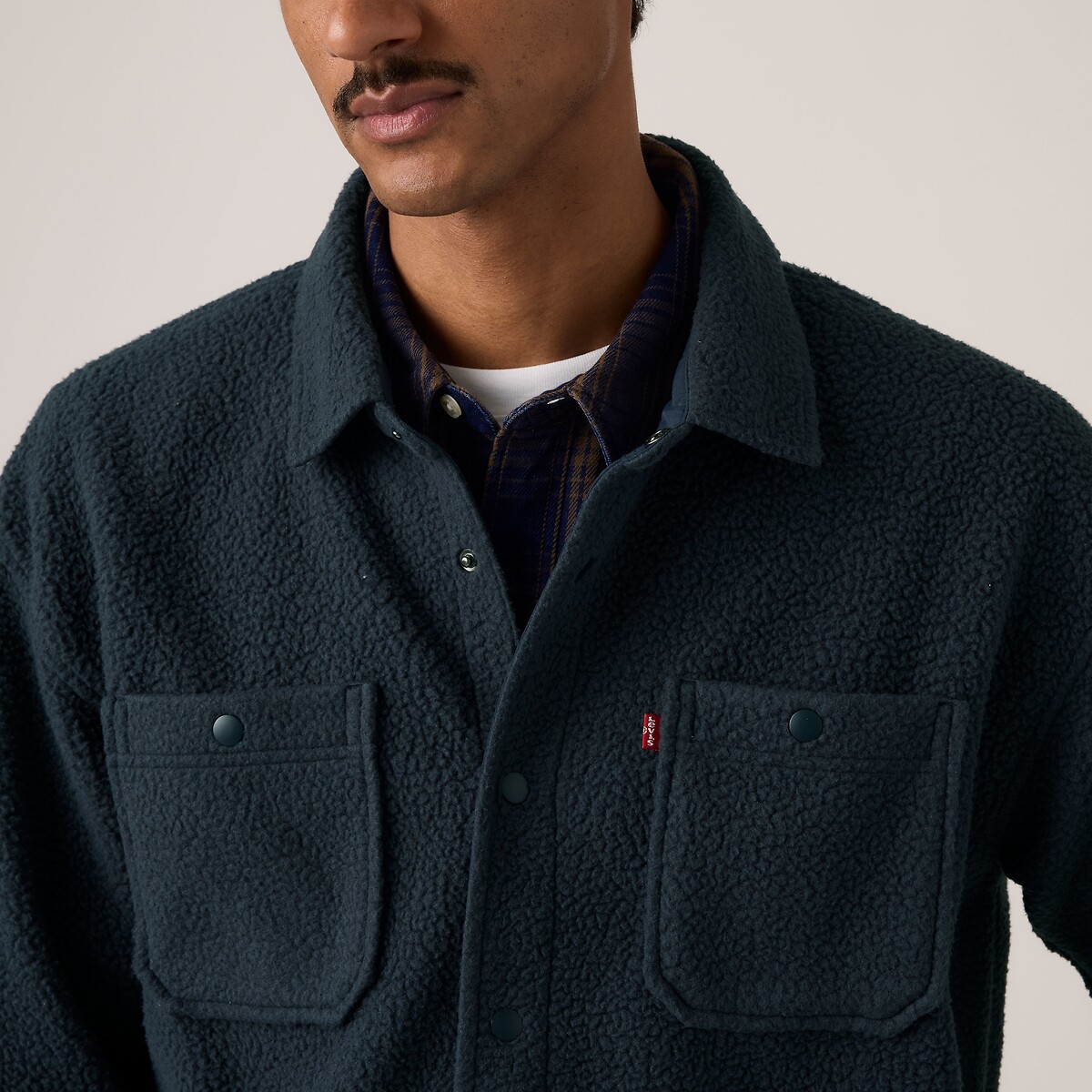 Chemise worker, en sherpa marine, LEVI'S