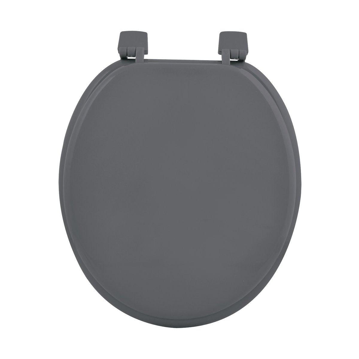Abattant WC 37 x 47 cm anthracite couleur unique, EDEN