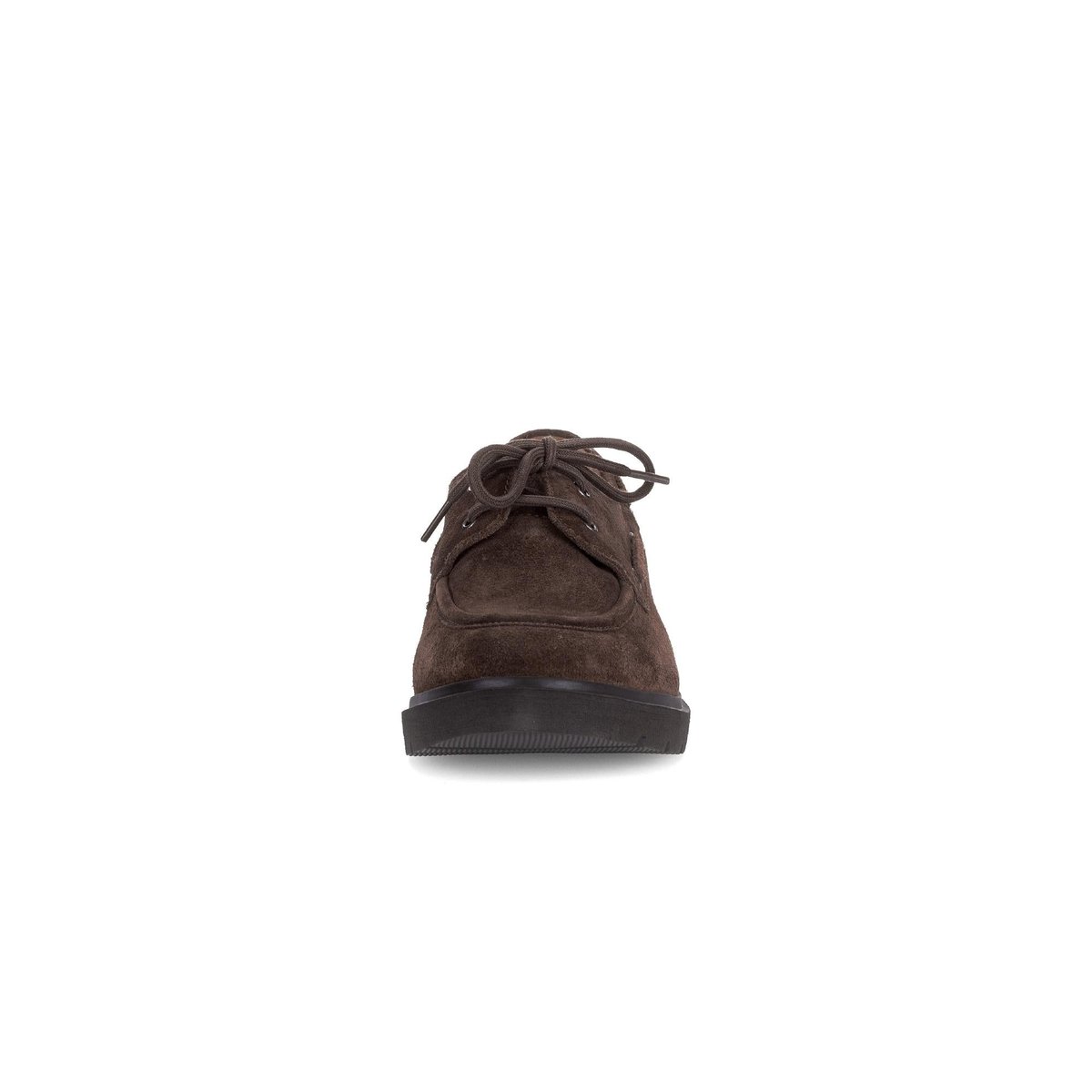 Mocassins en cuir à talon décroché marron velours, GABOR