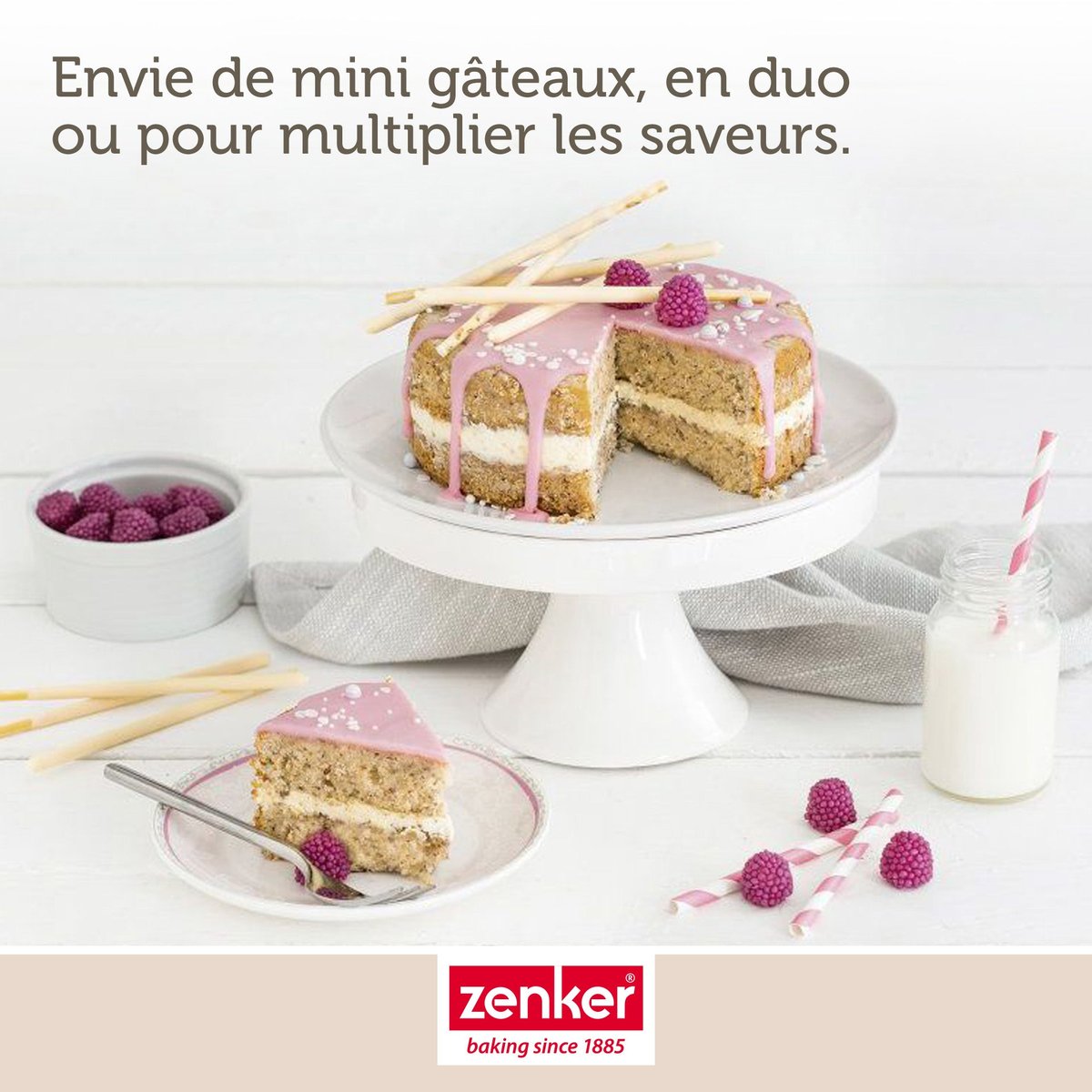 Set de 4 ustensiles de pâtisserie moule à manqué SPÉCIAL MINI noir, ZENKER