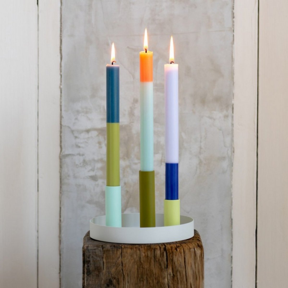 Bougeoir design magnétique Luna Mini multicolore, REMEMBER
