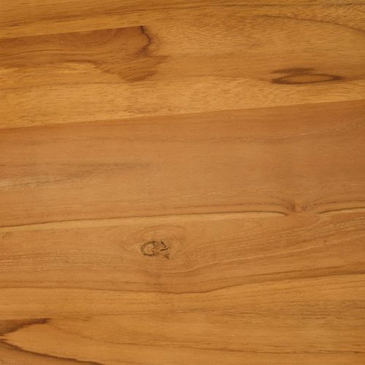 Lot de 2 tabourets de bar en teck naturel MIYAKO marron, TOILINUX