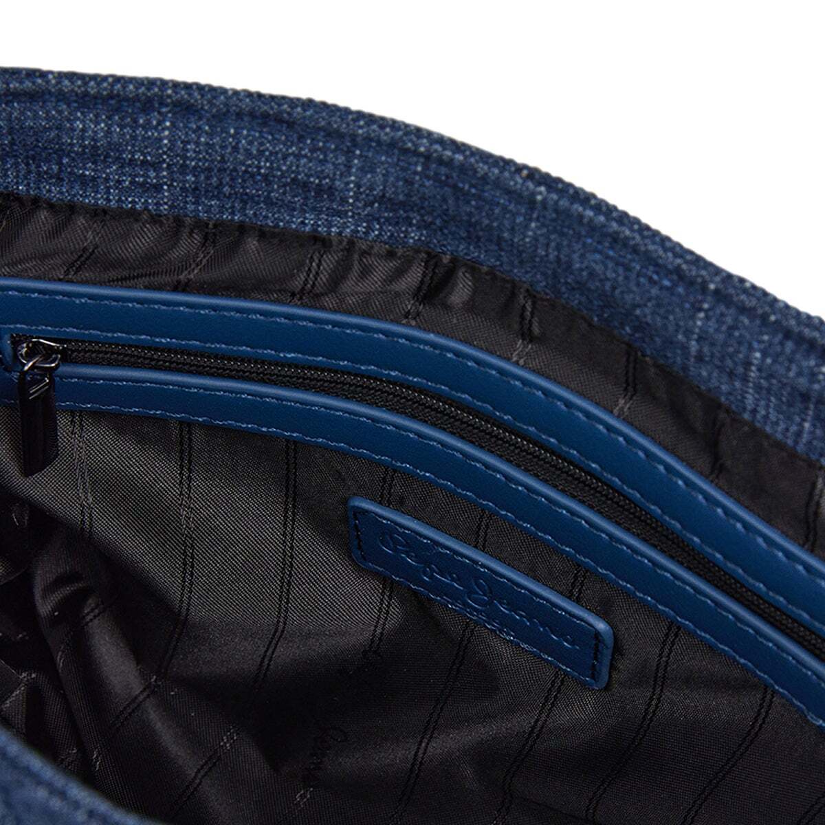 Sac Bandoulière À Rabat bleu indigo clair, PEPE JEANS