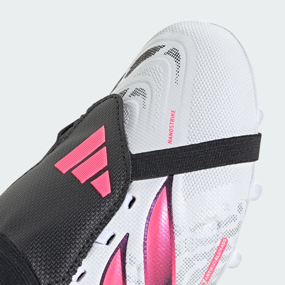 Chaussure De Football Languette Rabattue Predator League Terrain Synthétique Enfants cloud white / solar turbo / core black, adidas Performance