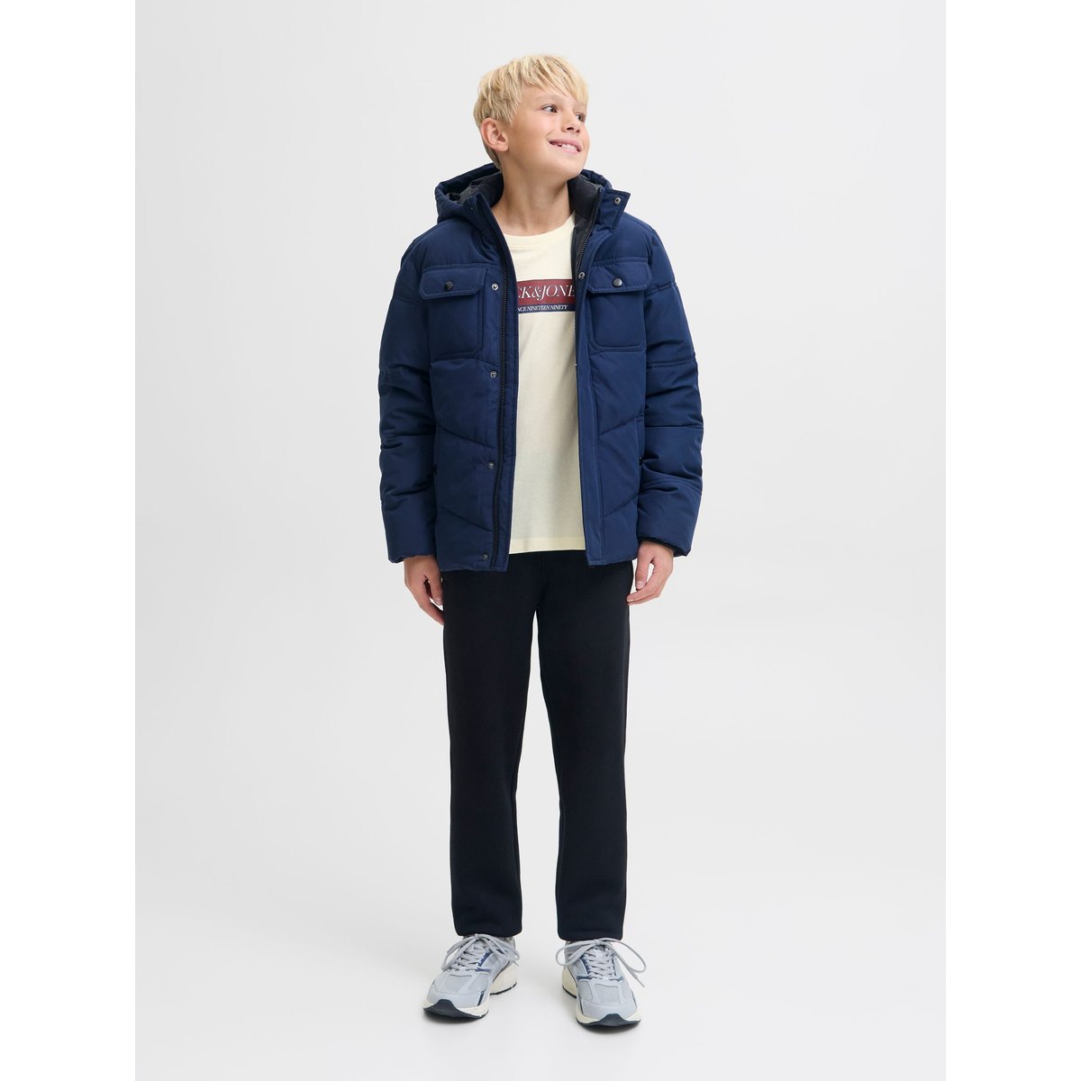 T-Shirt À Manches Longues antique white, JACK & JONES JUNIOR