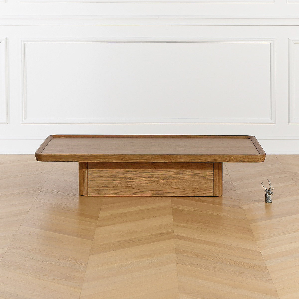 Longue table basse style contemporain en chêne SHERYL marron, ROBIN DES BOIS
