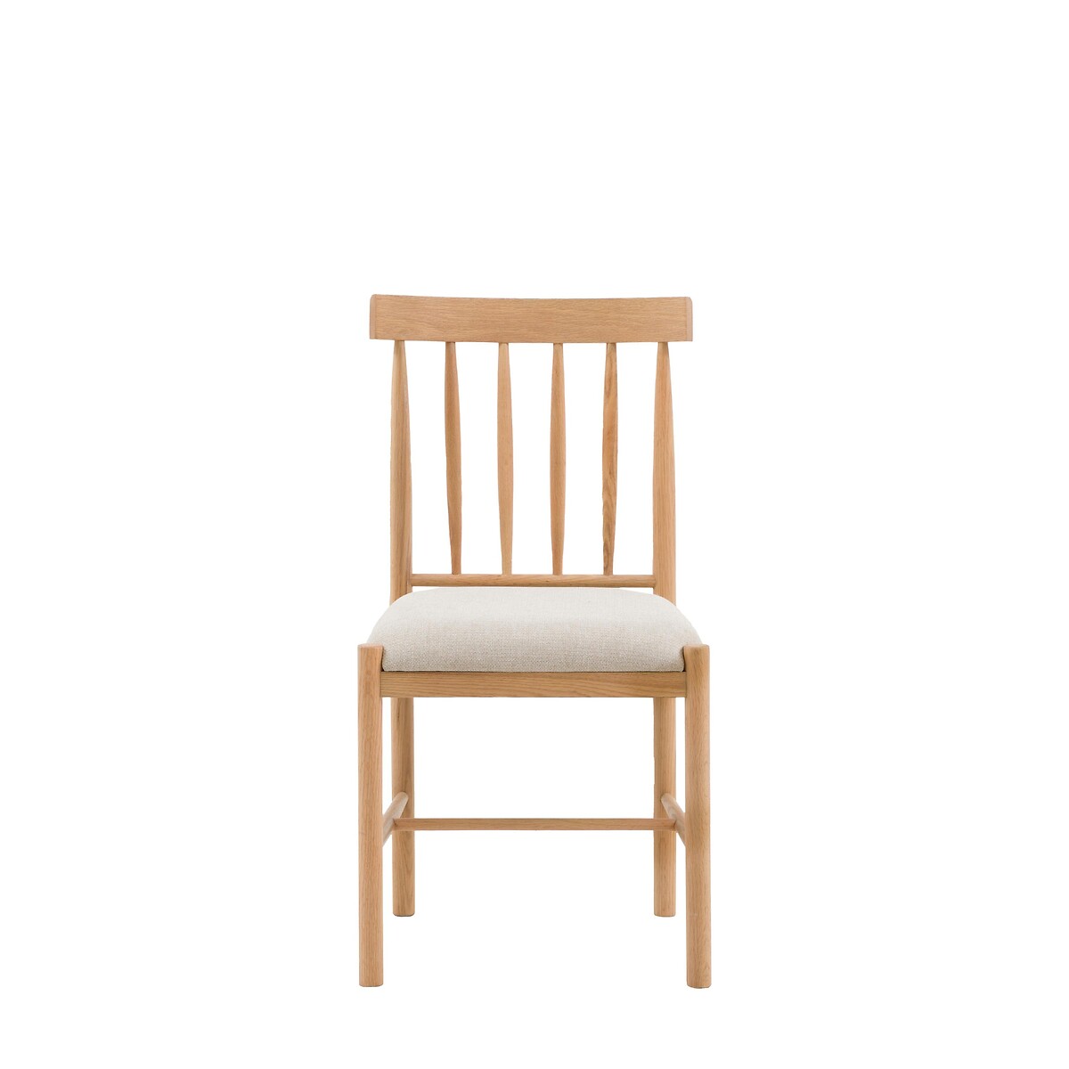 Set of 2 Ende Upholstered Dining Chairs oak, ÉDITÉ