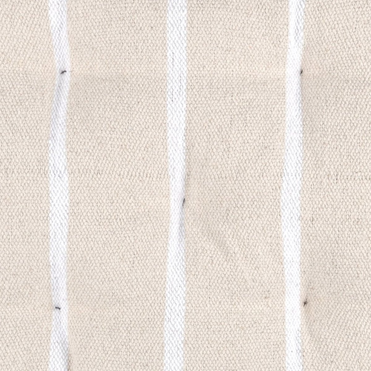Lot de 4 galettes de chaise 5 points 40x40 St Trop anthracite coton blanc, DECORATIE