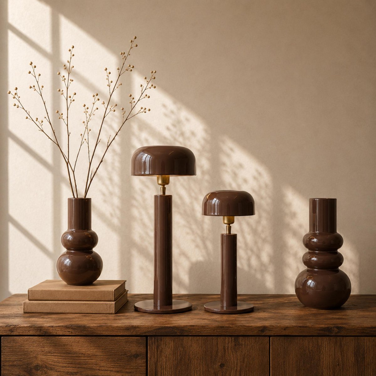 Vase Monza       - MONZA marron, TABLE PASSION