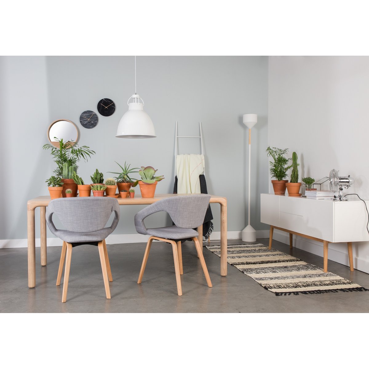 Horloge design MARBRE TIME noir, ZUIVER