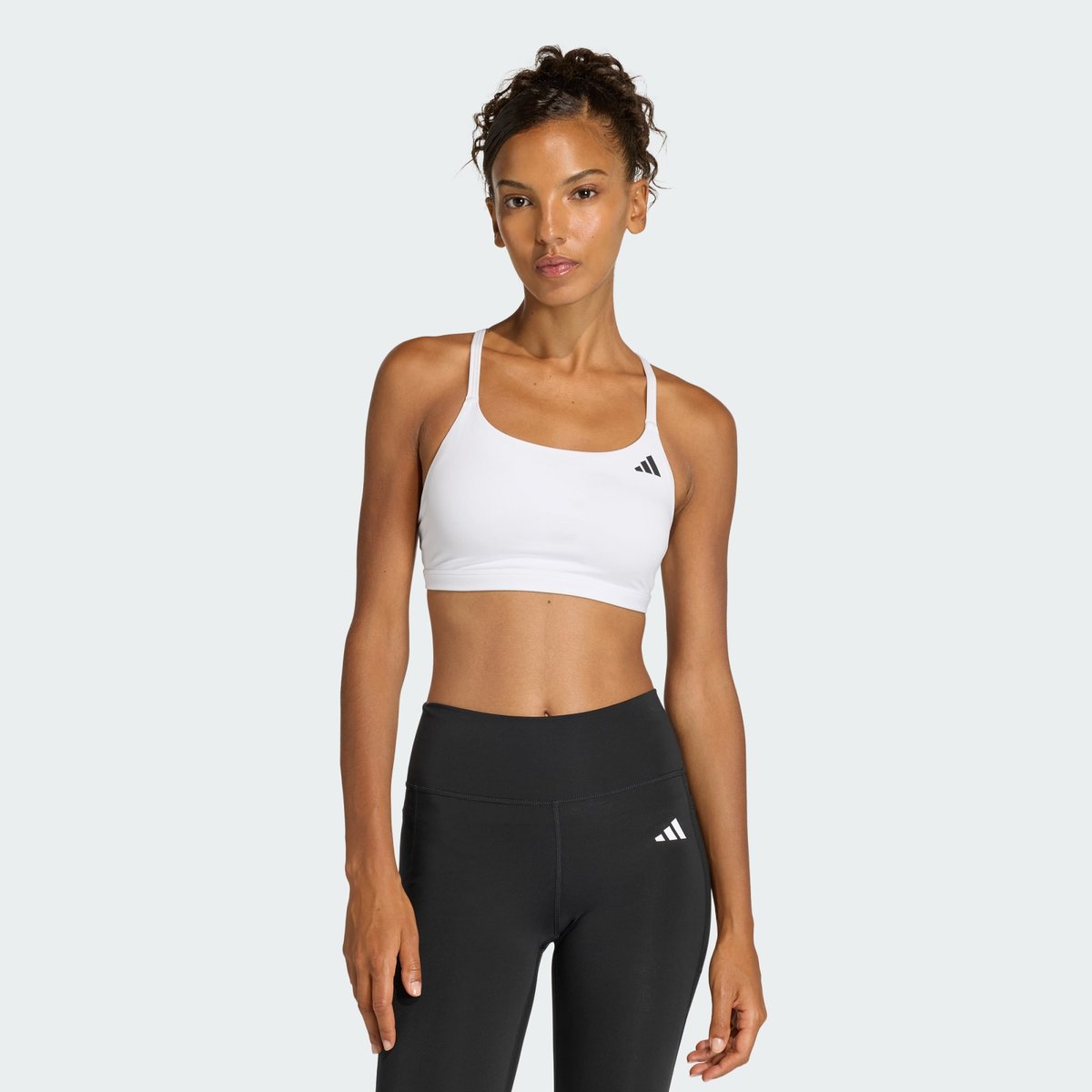 Brassière De Training Optime Essentials Maintien Léger Brassière De Training Optime Essentials Maintien Léger white, adidas Performance