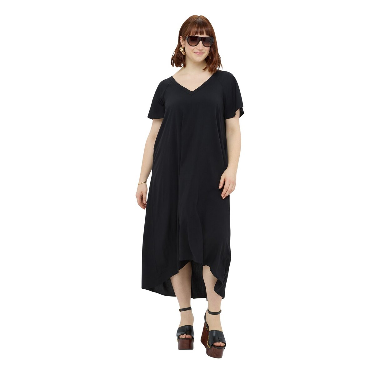 Robe longue noir, FIORELLA RUBINO