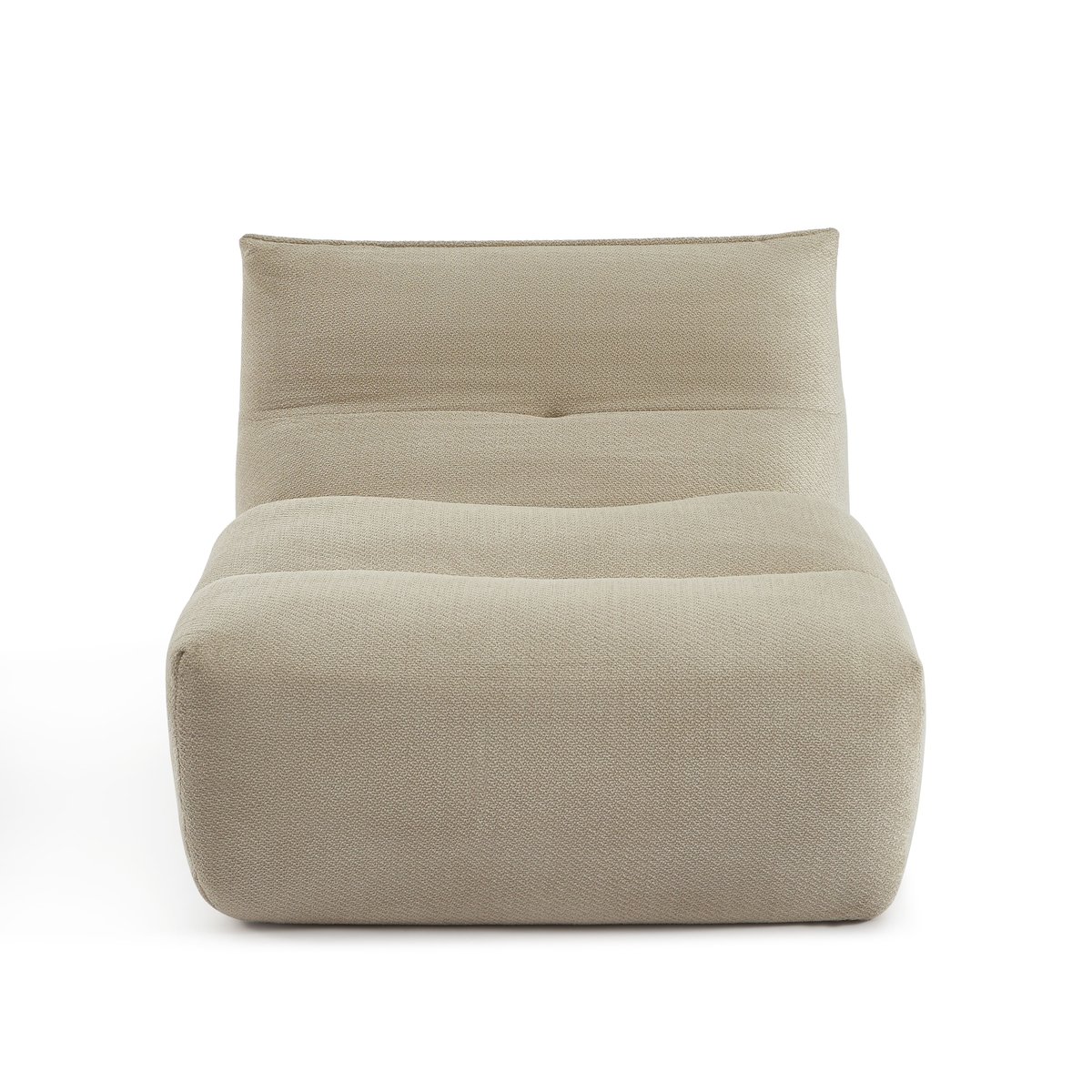 Banquette 2 places en tissu beige, PANTONE
