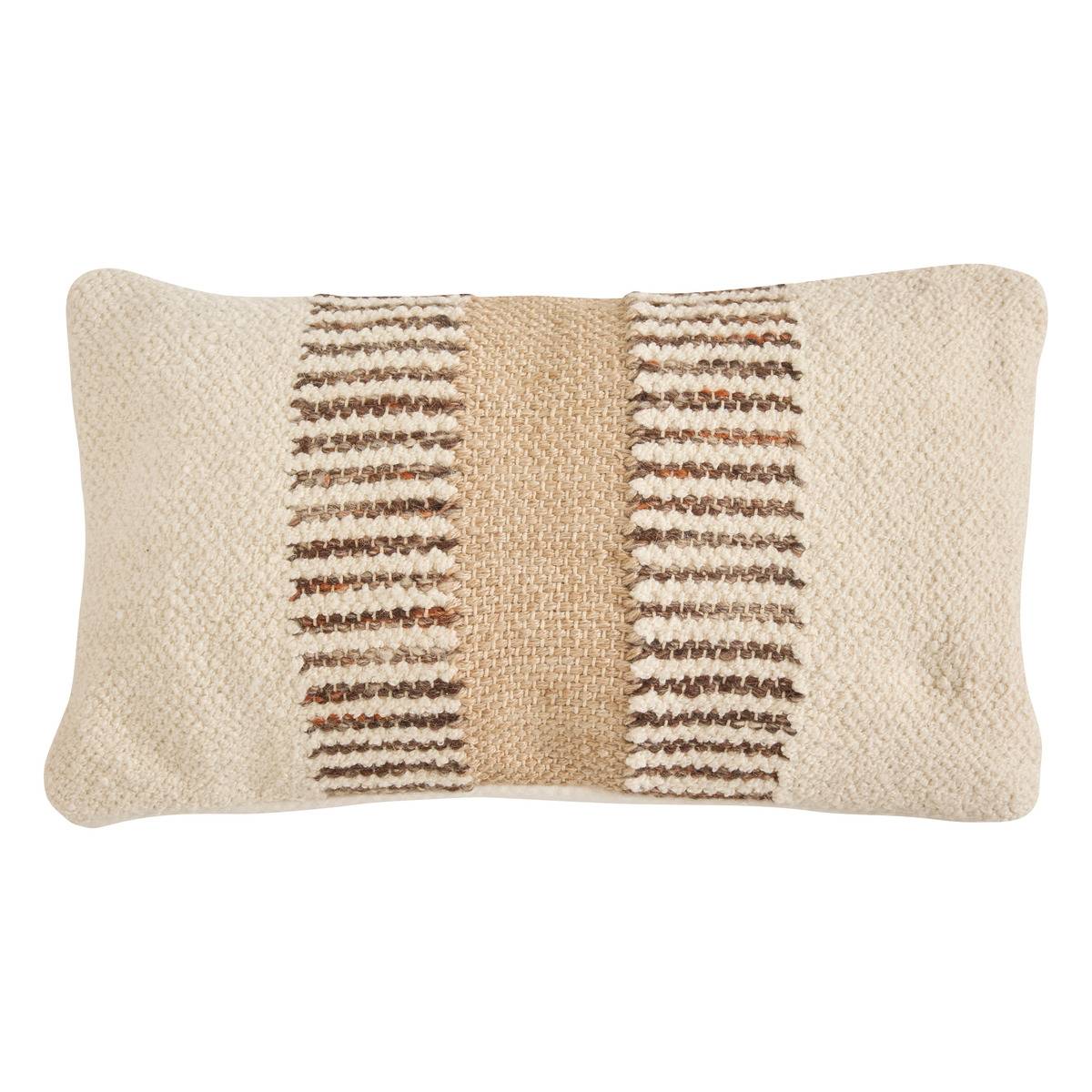 Coussin STRISCIA ivoire, ATMOSPHERA