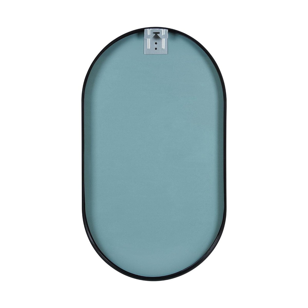 Ensemble lave-mains suspendu avec miroir ovale NEVADA décor noyer, MOB IN