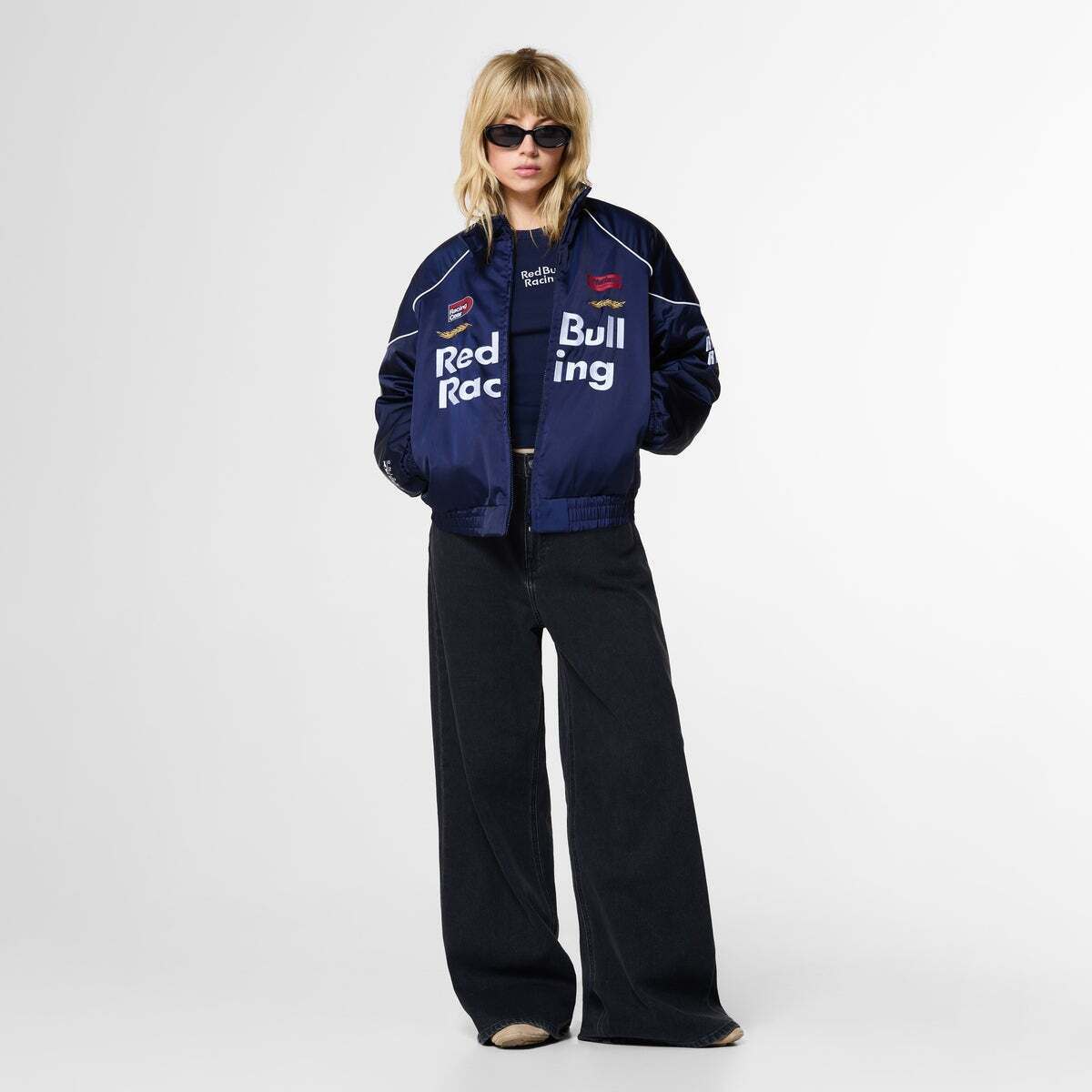 Veste À Col Montant Avec Logo marine, PEPE JEANS