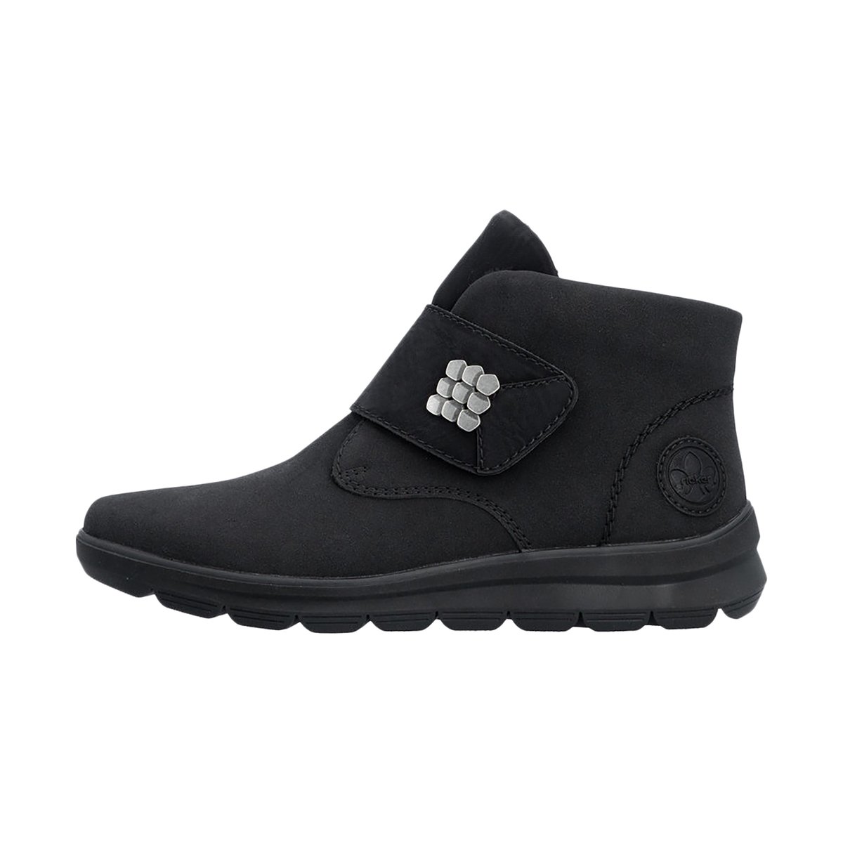 Basket Montante Cuir Patrol noir, RIEKER
