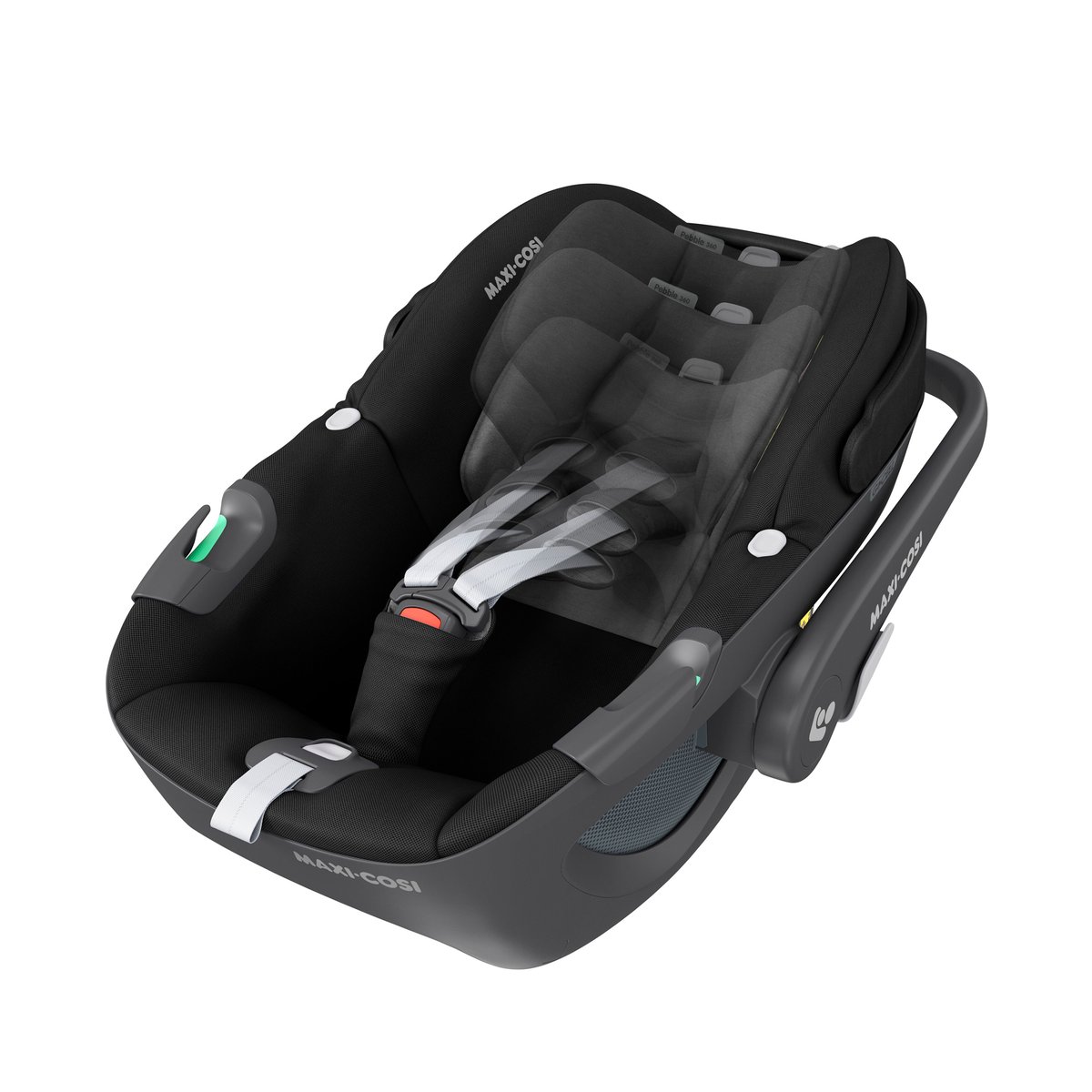 Siège auto bébé Pebble 360 i-Size - 360° noir essentiel, MAXI COSI