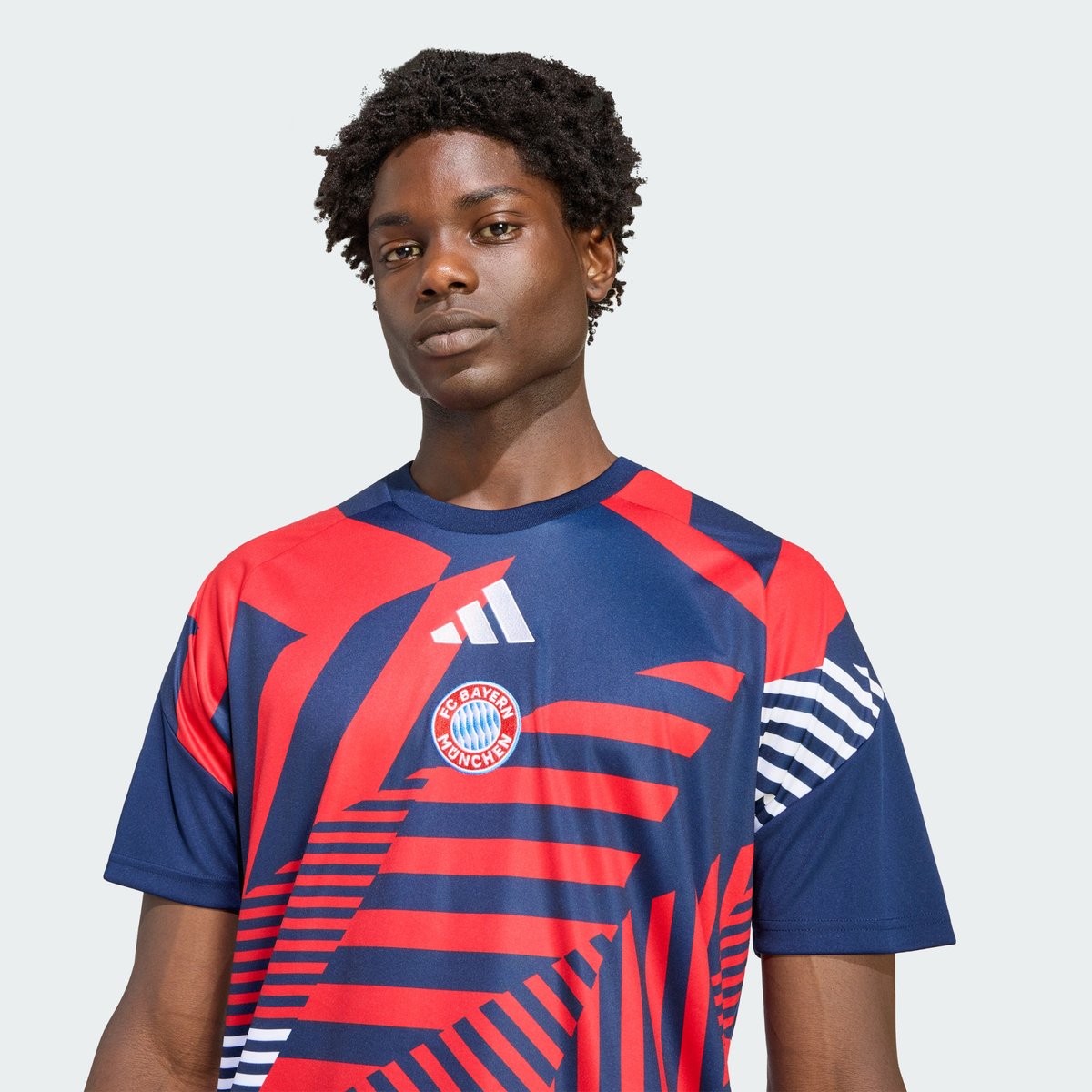 Maillot Pré-Match Fc Bayern Munich 2026/27 Maillot Pré-Match Fc Bayern Munich 2026/27 night indigo / better scarlet, adidas Performance