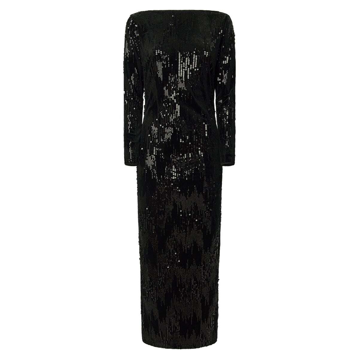 Robe Longue À Sequins noir, PEPE JEANS