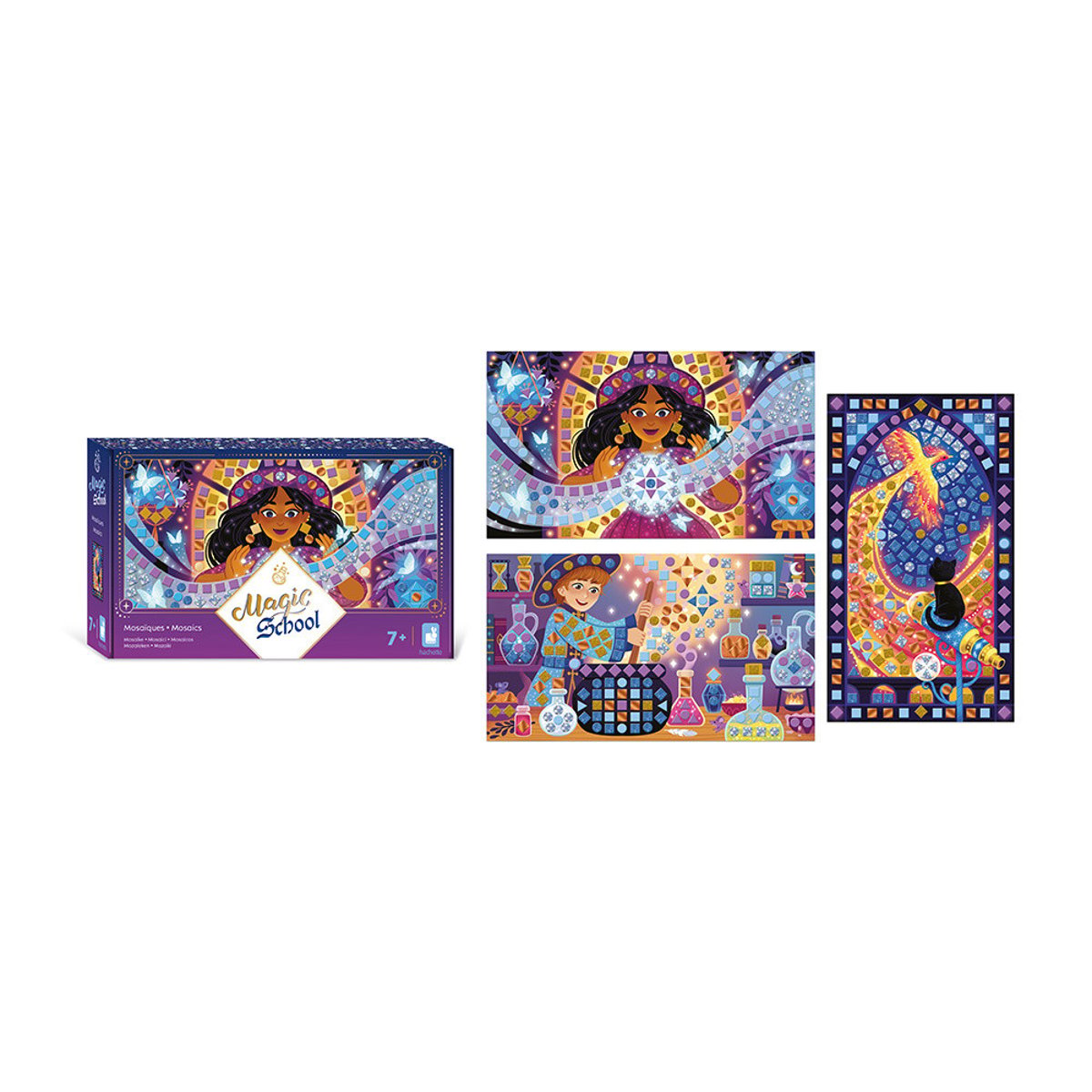 Mosaïques Sut Le Thème De La Magie multicolore, JANOD