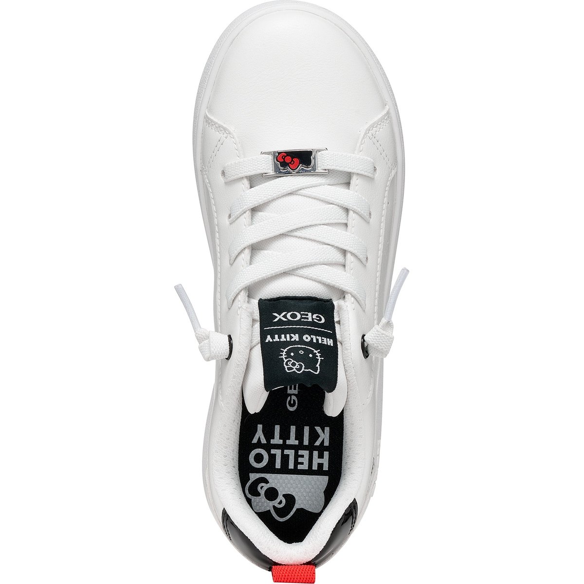 Baskets J ECLYPER blanc/noir, GEOX
