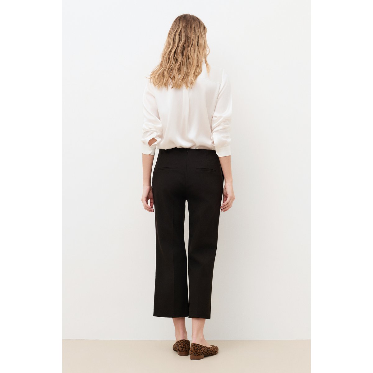 Pantalon flare longueur PFELIX marron foncé, CAROLL