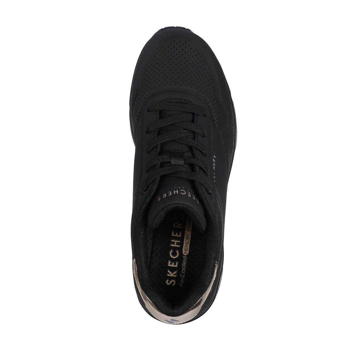 Senakers Uno Wedge - Hi Steps schwarz, SKECHERS