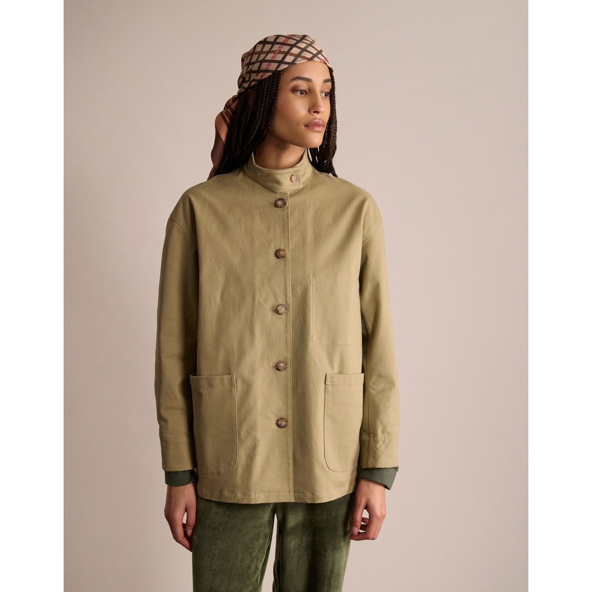 Veste Fergus beige, INES DE LA FRESSANGE PARIS