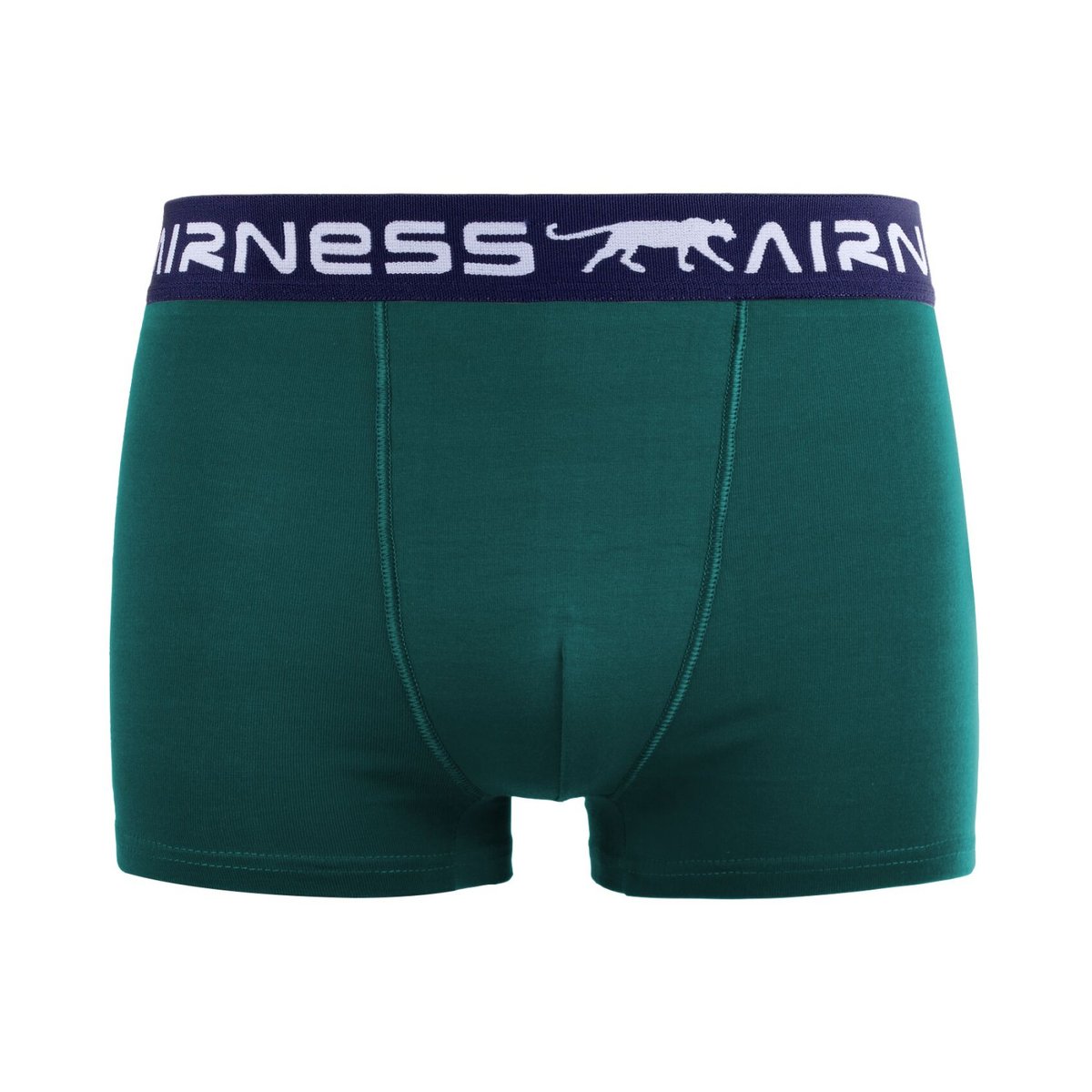 Lot De 5 Boxer Coton bleu/vert/noir/gris, AIRNESS