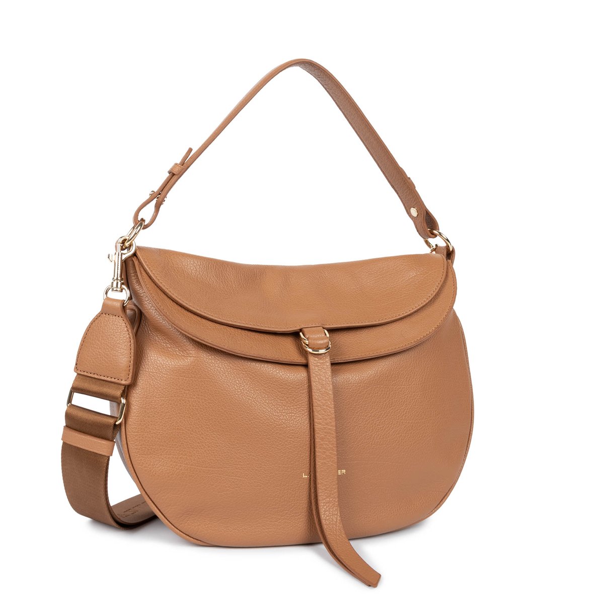 Grand sac besace DUNE GAIA camel, LANCASTER