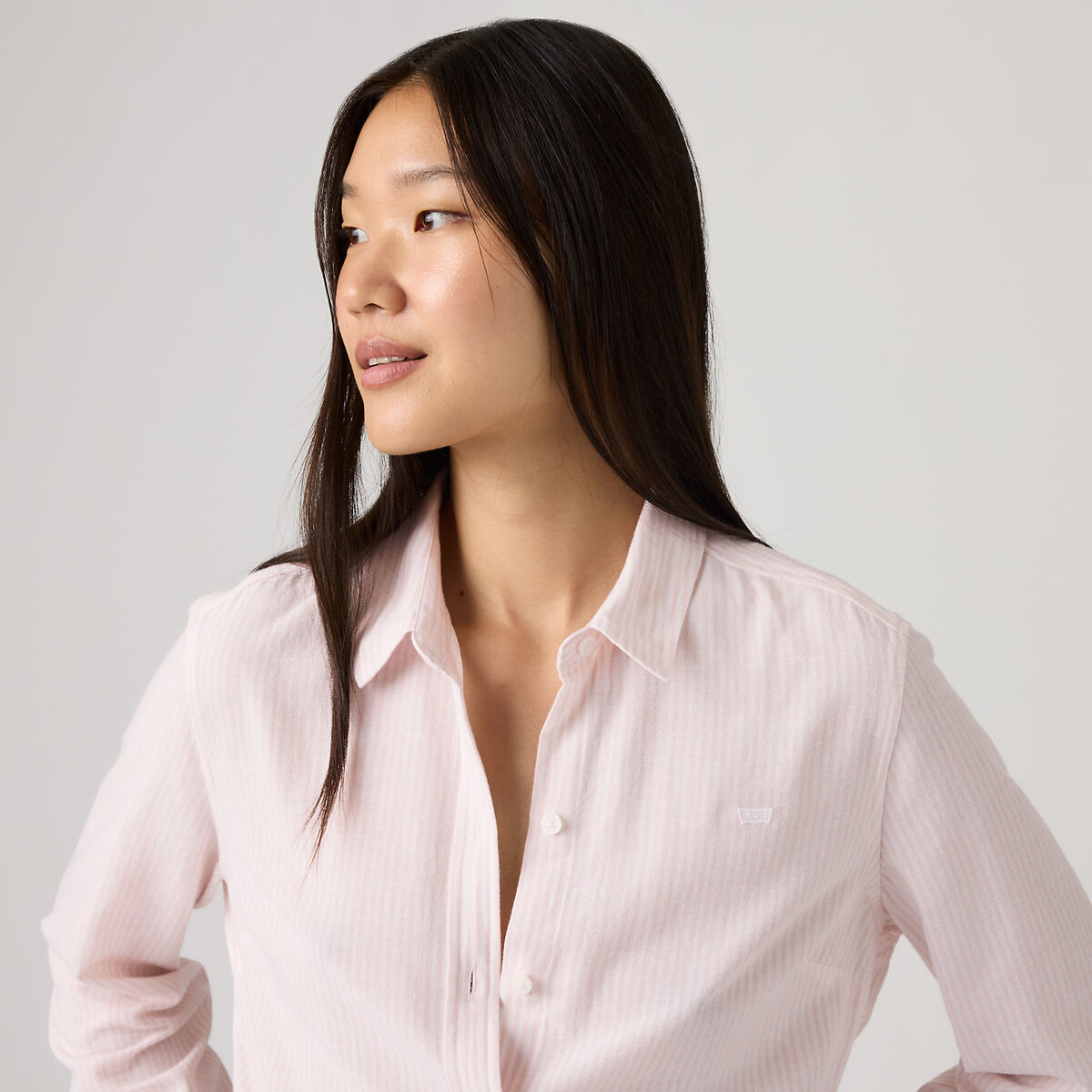 The Classic BW Shirt with Long Sleeves pale pink, LEVI'S