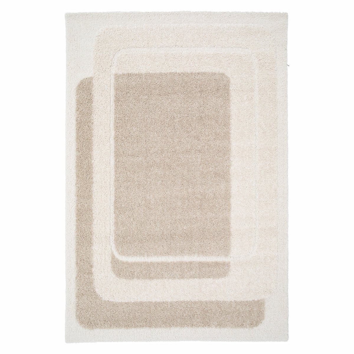 Tapis design doux et épais MIREO beige sable, AFK LIVING